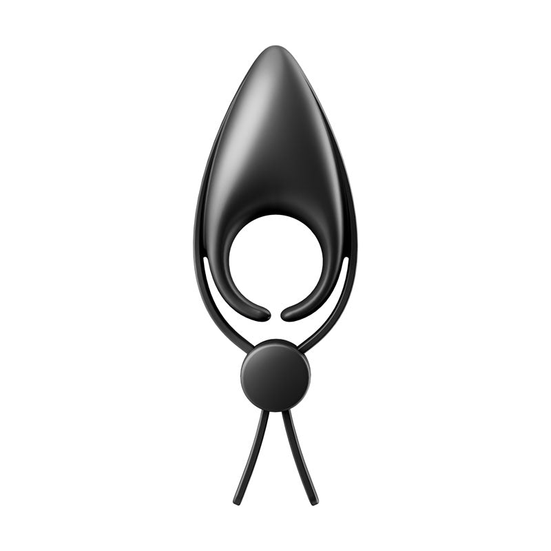 Satisfyer Sniper - Black Vibrating Adjustable Lasso Cock Ring - Naughty by Nature Adult Store