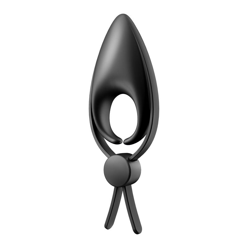Satisfyer Sniper - Black Vibrating Adjustable Lasso Cock Ring - Naughty by Nature Adult Store
