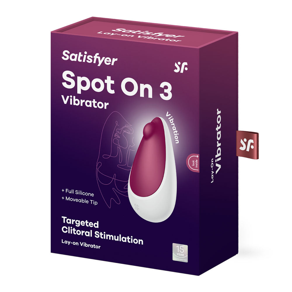 Satisfyer Spot On 3 - Berry USB Rechargeable Stimulator - Naughty by Nature Adult Store