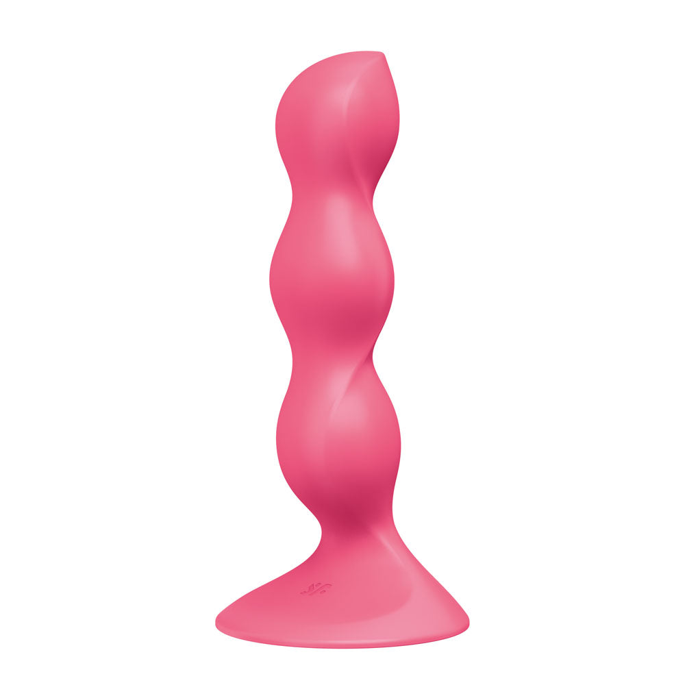 Satisfyer Triple Ball-R - Red Beaded Anal Plug