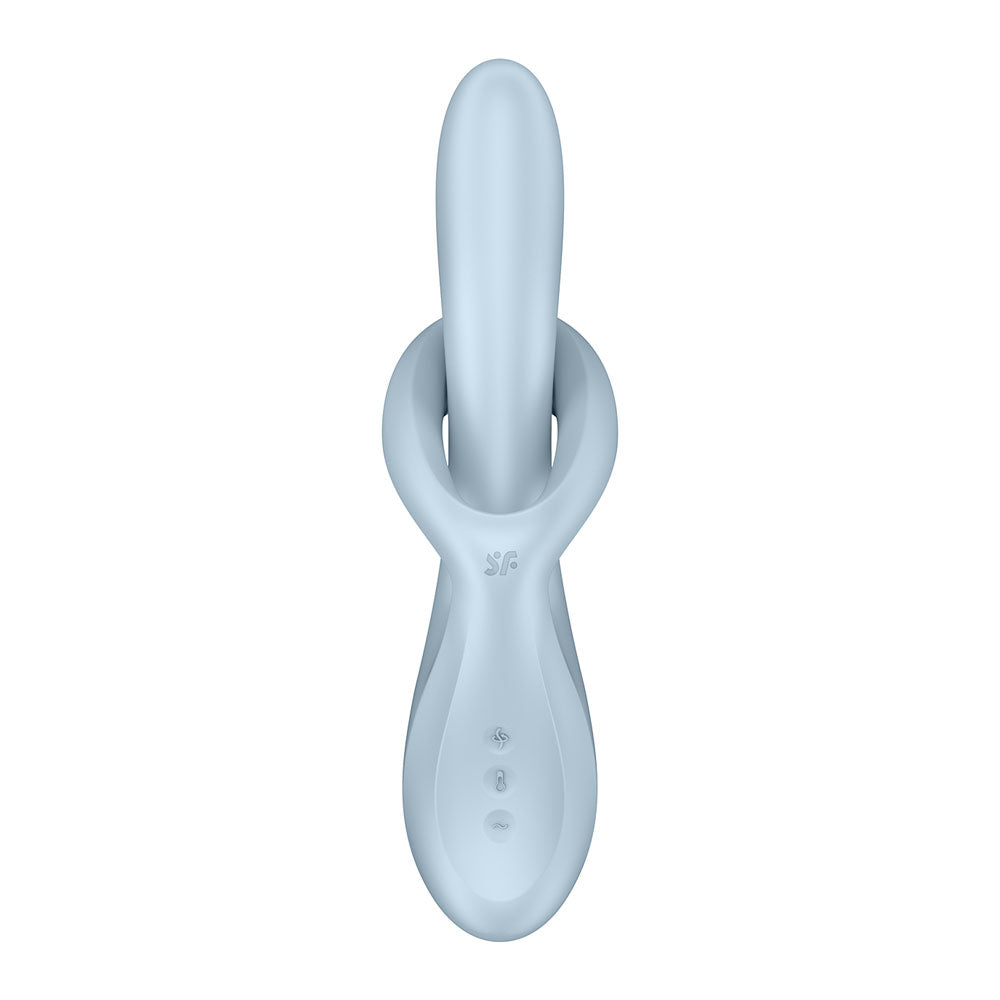 Satisfyer Heat Flex 4 - Blue Rechargeable Heating Vibrator - Naughty by Nature Adult Store