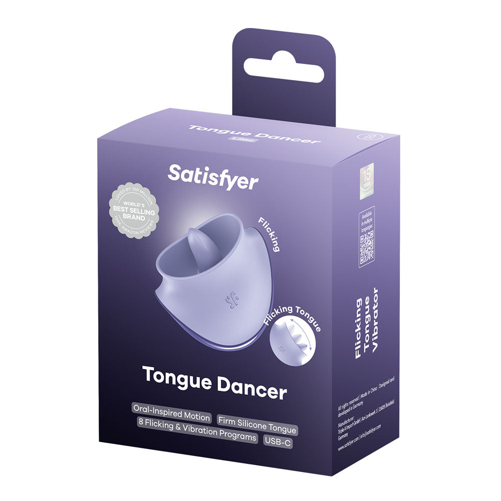 Satisfyer Tongue Dancer - Purple Flicking Stimulator