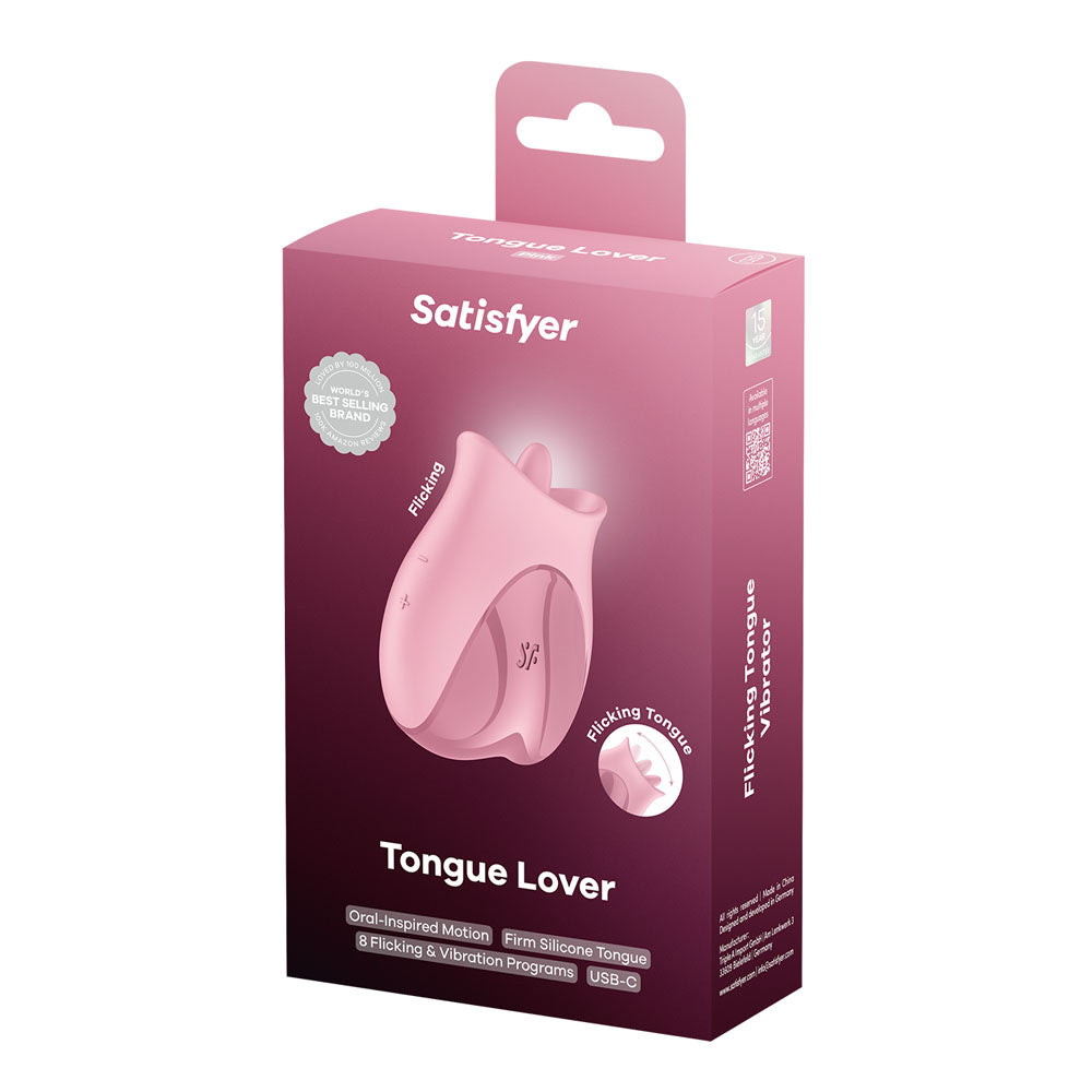 Satisfyer Tongue Lover - Pink Flicking Stimulator