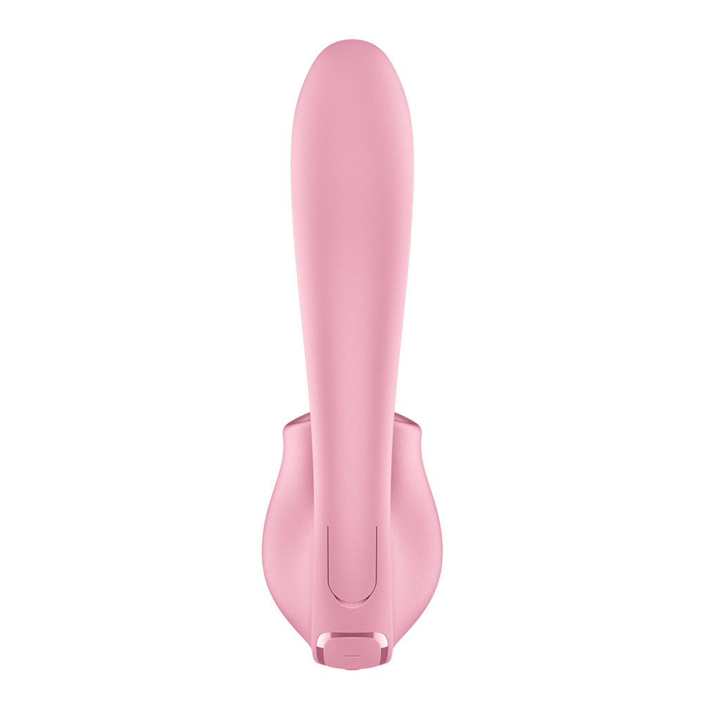 Satisfyer Tongue Genius - Pink Vibrator with Flicking Clit Stimulator