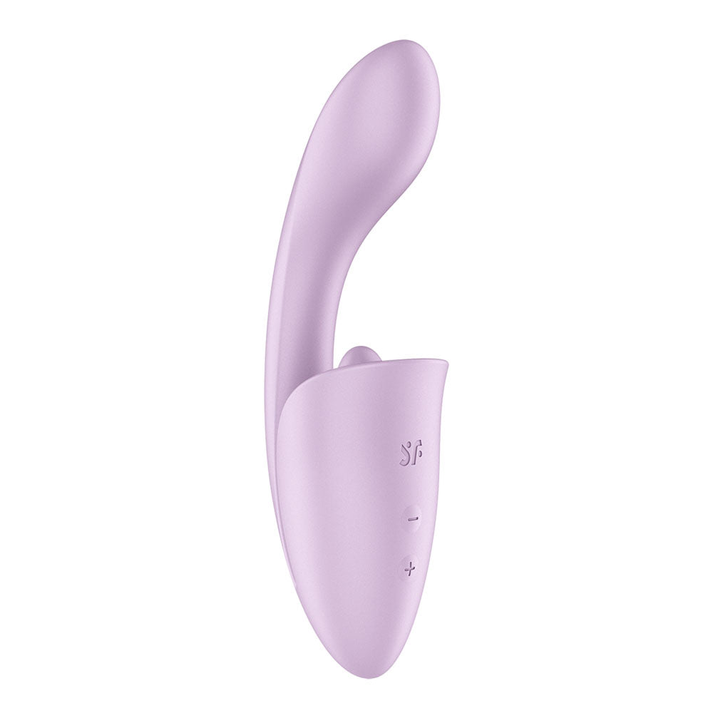 Satisfyer Tongue Expert - Violet Vibrator with Flicking Clit Stimulator