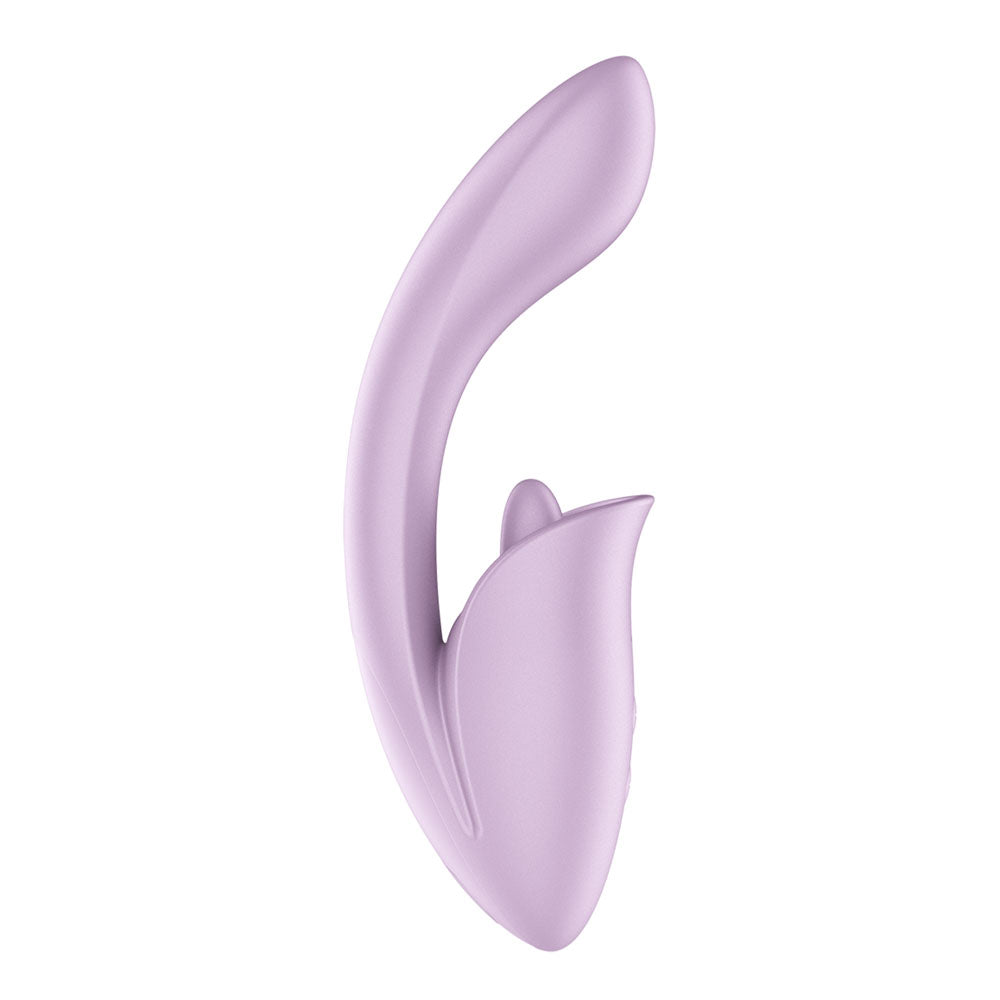 Satisfyer Tongue Expert - Violet Vibrator with Flicking Clit Stimulator