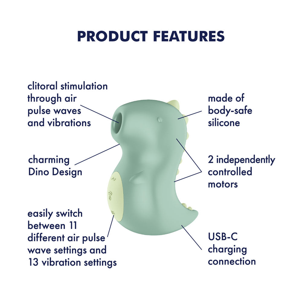 Satisfyer Din-OOOH - Mint Green Air Pulse Stimulator