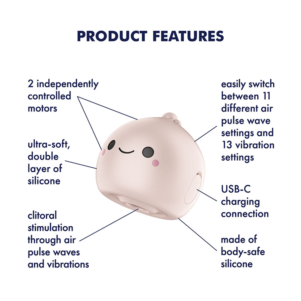 Satisfyer Mochi - Beige Air Pulse Stimulator