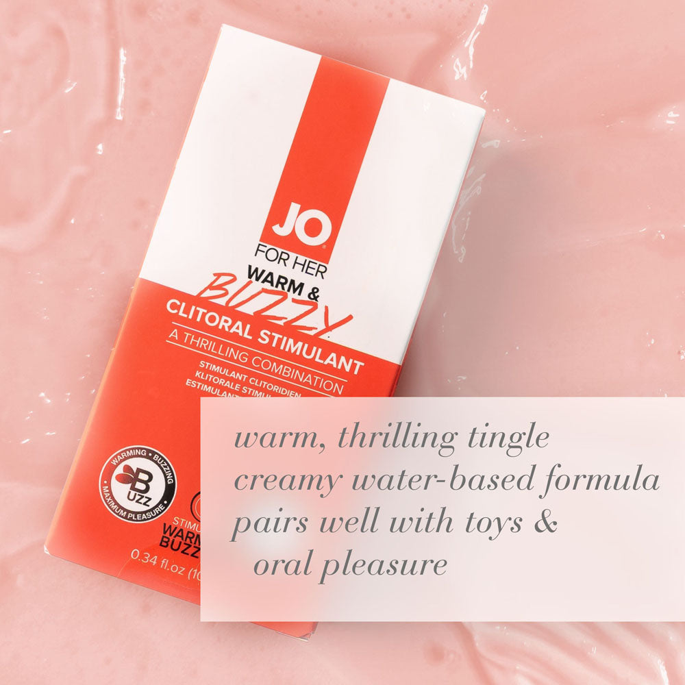 JO Warm Buzzy Clitoral Stimulant 10 Ml Warming Gel Tube