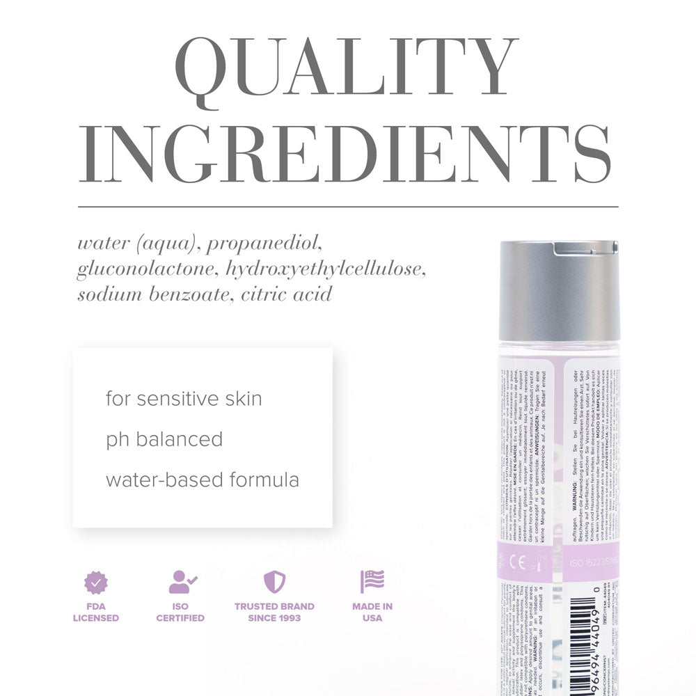 JO Agape Original Lube Water Based Lubricant For Sensitive Skin 120 ml