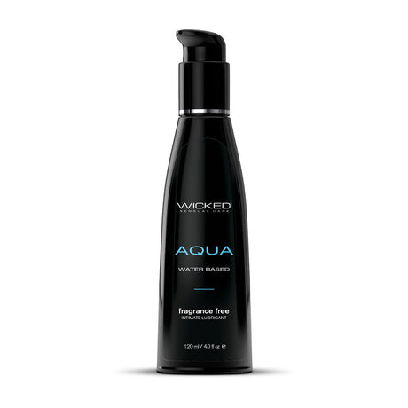 Wicked Aqua - Water Based Lubricant - 120 ml (4 oz) Bottle - Naughty by Nature Adult Store