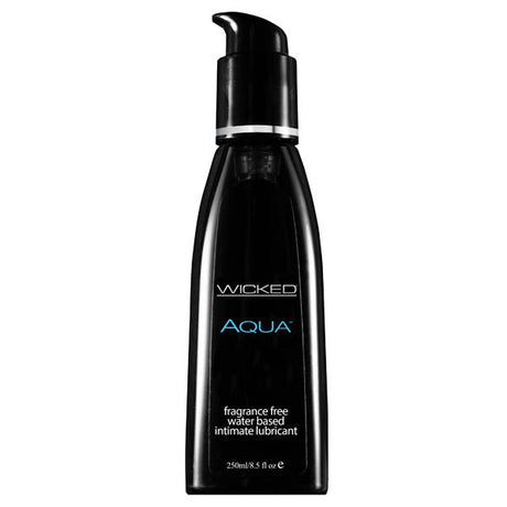 Wicked Aqua - Water Based Lubricant - 250 ml (8.5 oz) Bottle - Naughty by Nature Adult Store
