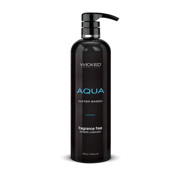 Wicked Aqua - Water Based Lubricant - 476 ml (16 oz) Bottle - Naughty by Nature Adult Store