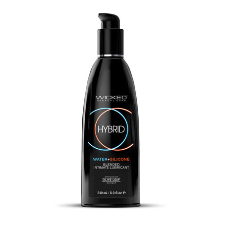 Wicked Hybrid - Water & Silicone Blended Lubricant - 240 ml Bottle - Naughty by Nature Adult Store