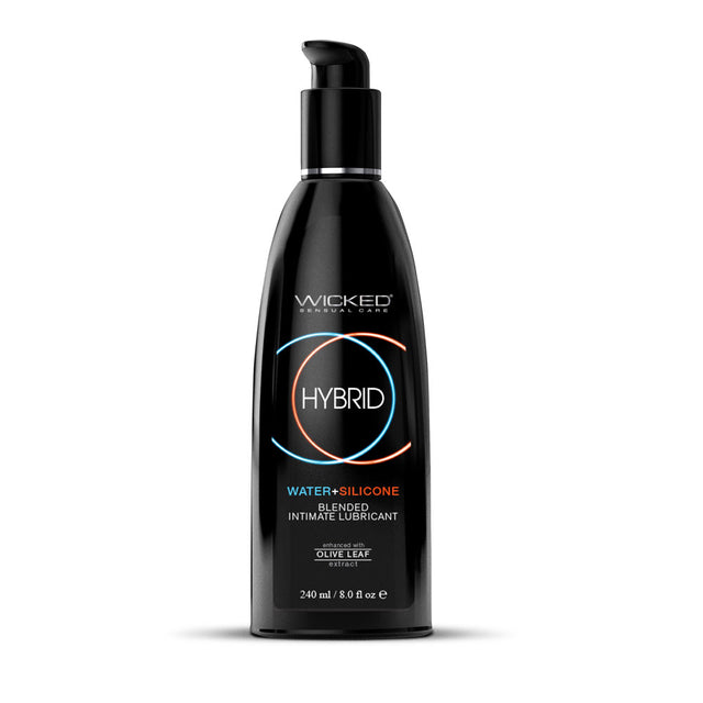 Wicked Hybrid - Water & Silicone Blended Lubricant - 240 ml Bottle - Naughty by Nature Adult Store