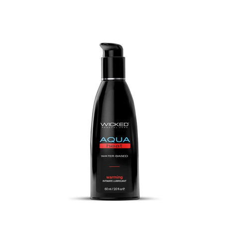 Wicked Aqua Heat - Warming Water Based Lubricant - 60 ml (2 oz) Bottle - Naughty by Nature Adult Store