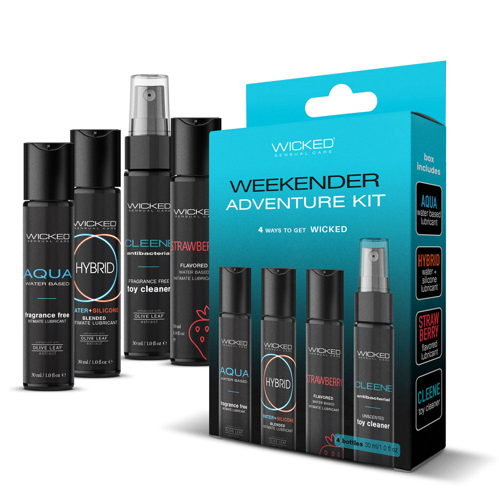 Wicked Weekender Adventure Kit 4 Pack Mixed Lubricants And Cleaner