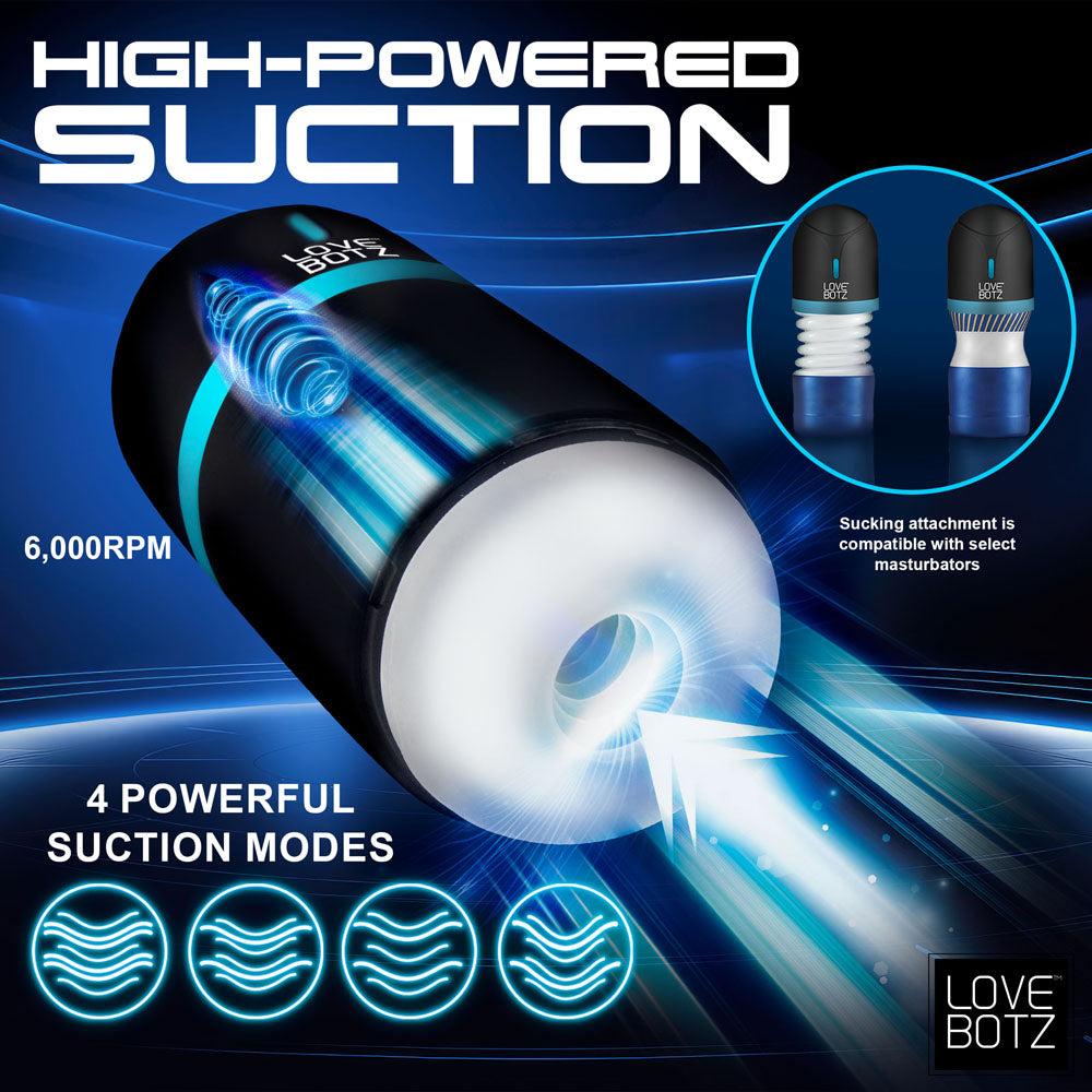 LoveBotz The Milker Mega-Pod - USB Rechargeable Male Masturbator - Naughty by Nature Adult Store