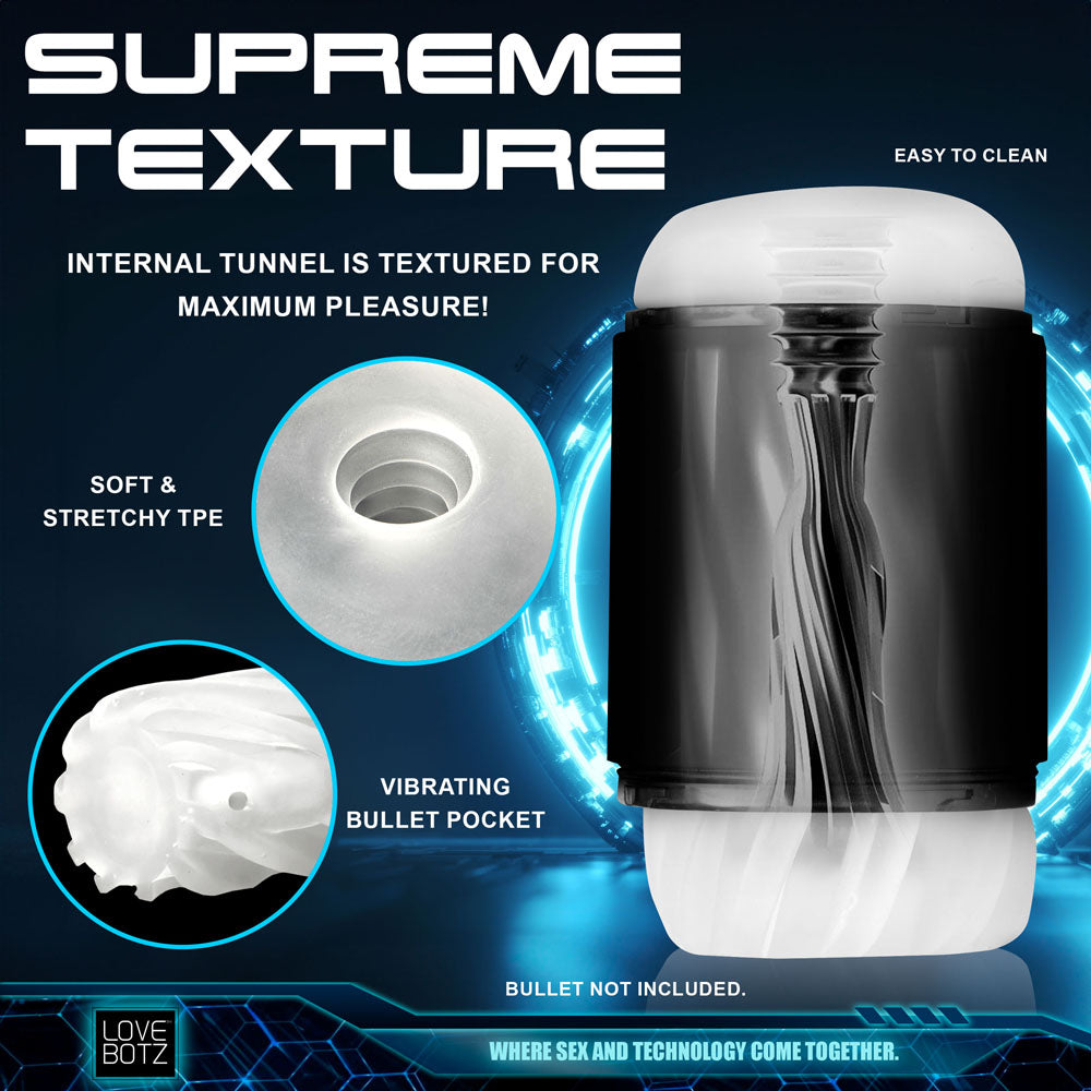 LoveBotz The Milker Mega-Pod - USB Rechargeable Male Masturbator - Naughty by Nature Adult Store