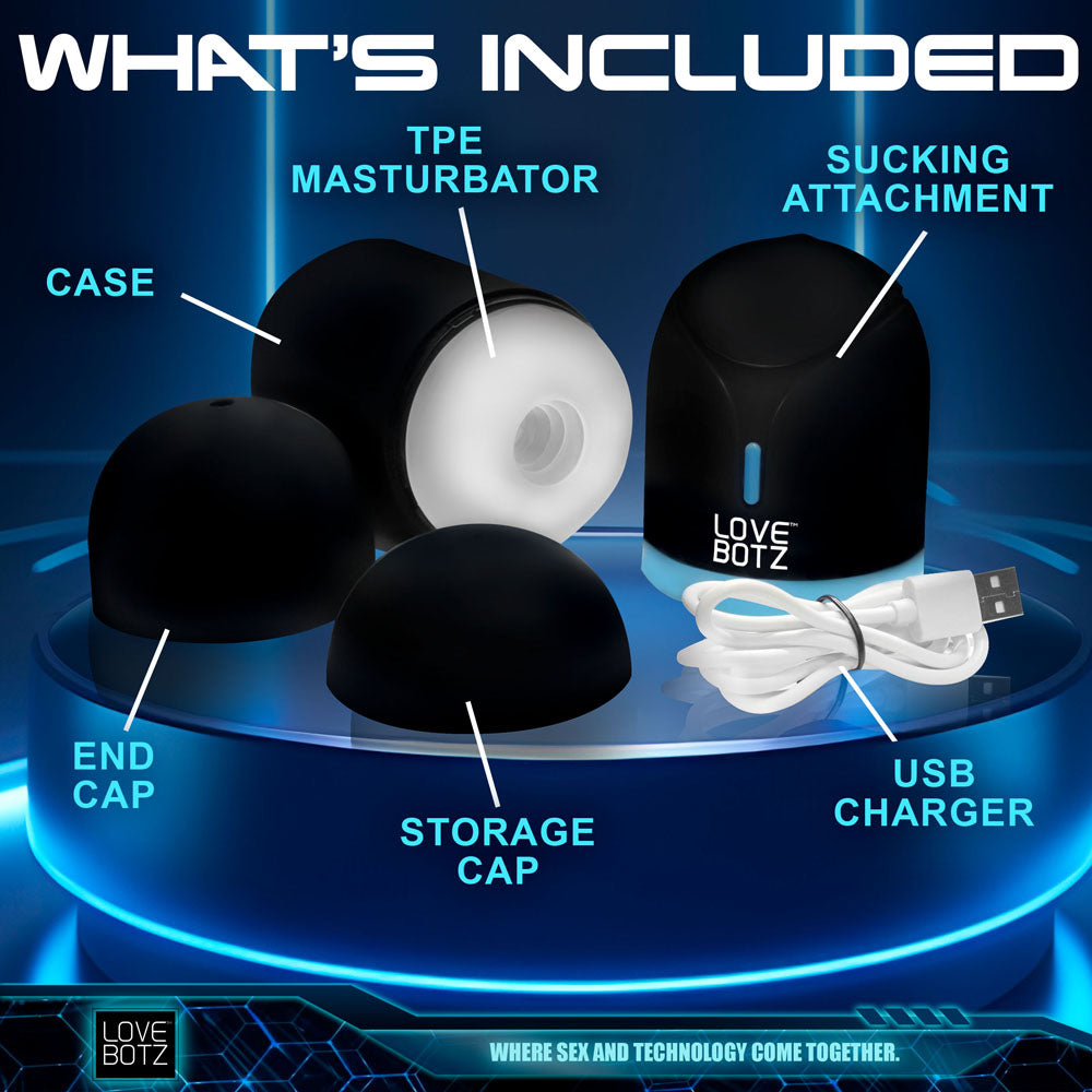 LoveBotz The Milker Mega-Pod - USB Rechargeable Male Masturbator - Naughty by Nature Adult Store