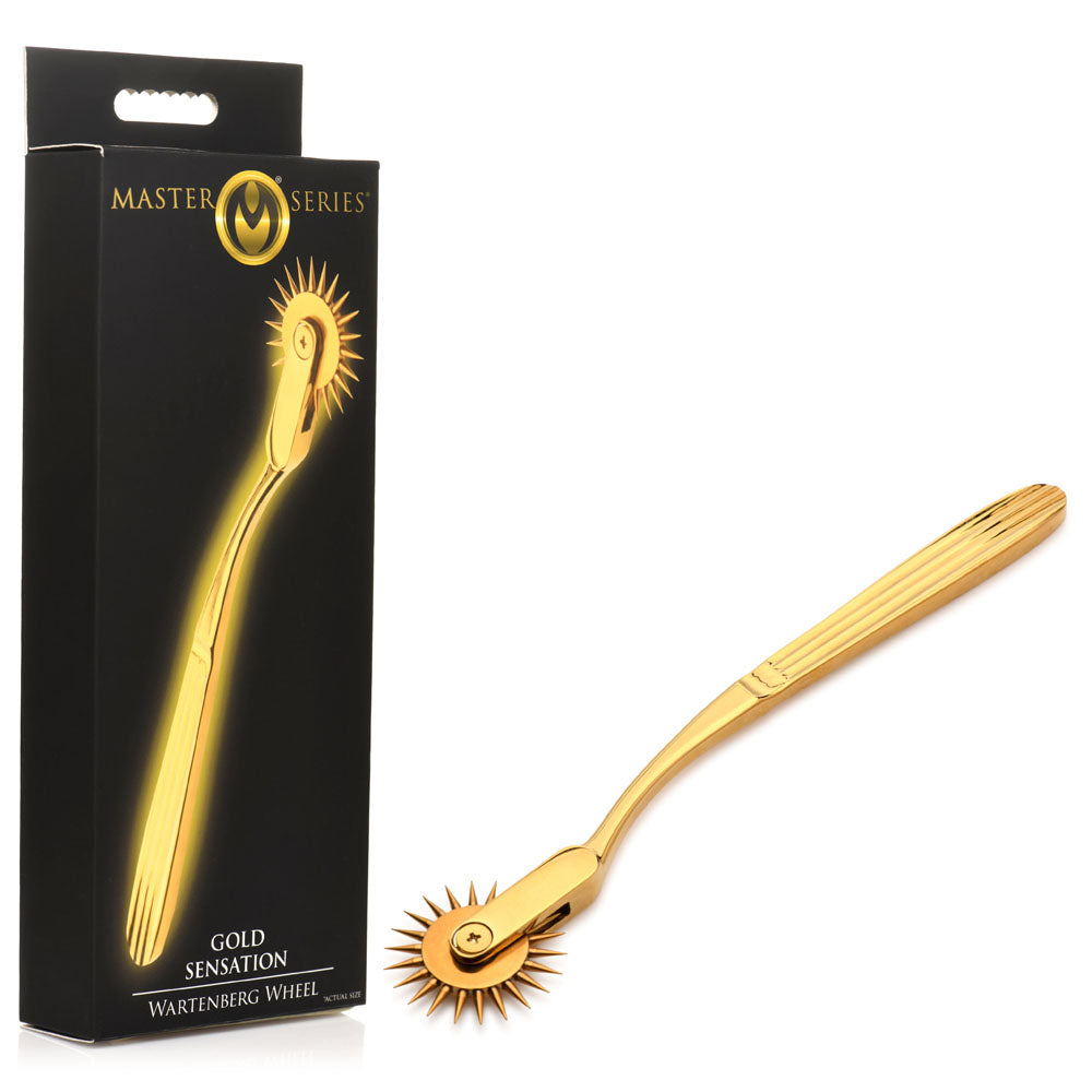 Master Series Gold Sensation - Gold Wartenberg Wheel - Naughty by Nature Adult Store