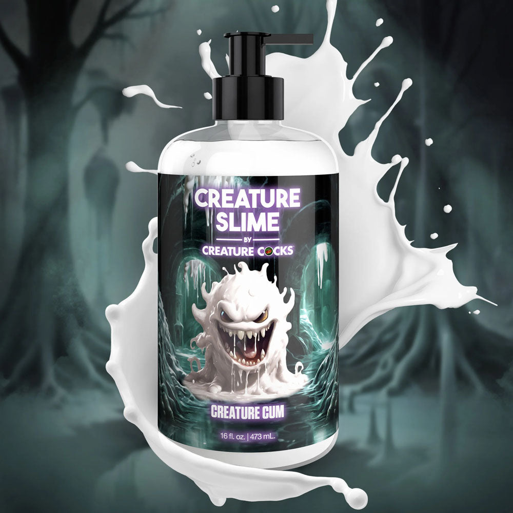Creature Slime by Creature Cocks - Creature Cum - Cum Lubricant - 473 ml Pump Bottle - Naughty by Nature Adult Store