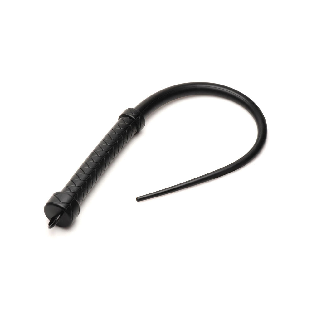 Master Series Viper Tail - Black - Black Silicone Whip - Naughty by Nature Adult Store