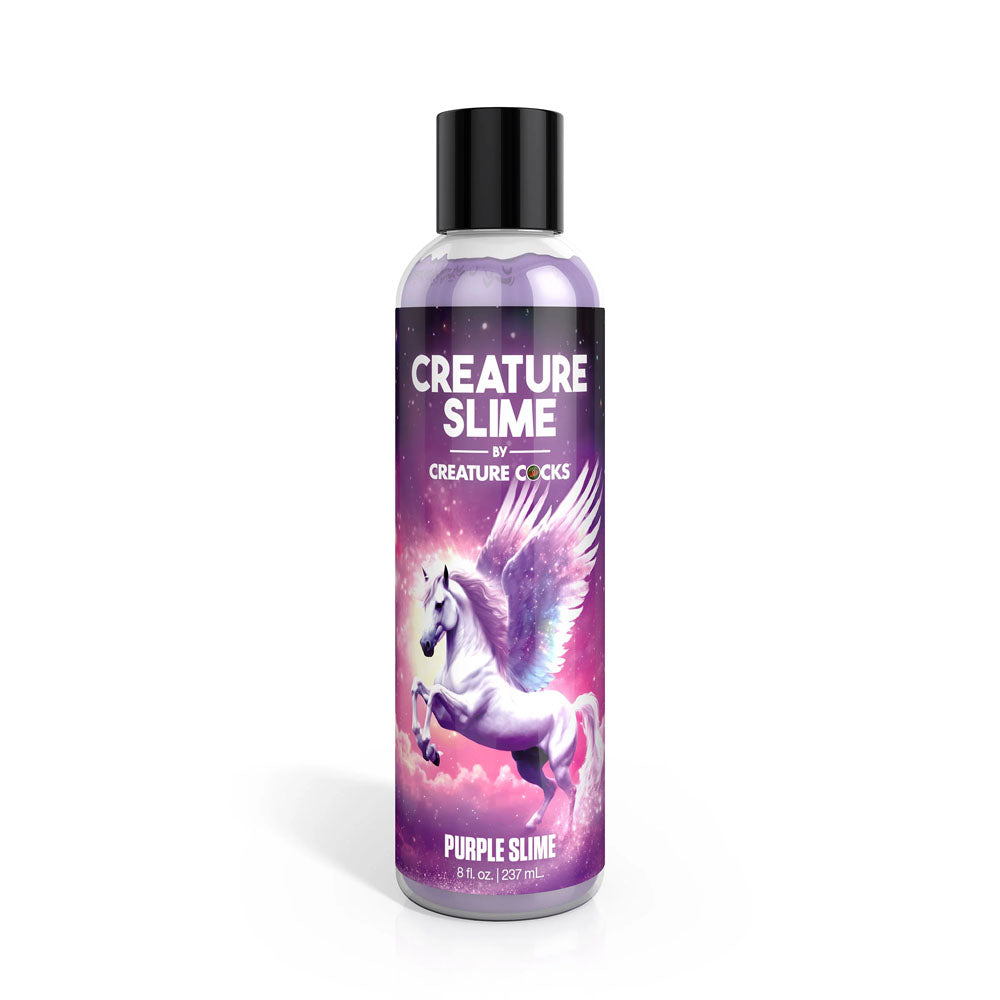 Creature Slime by Creature Cocks - Purple Slime - Purple Water Based Lubricant - 237 ml Bottle - Naughty by Nature Adult Store