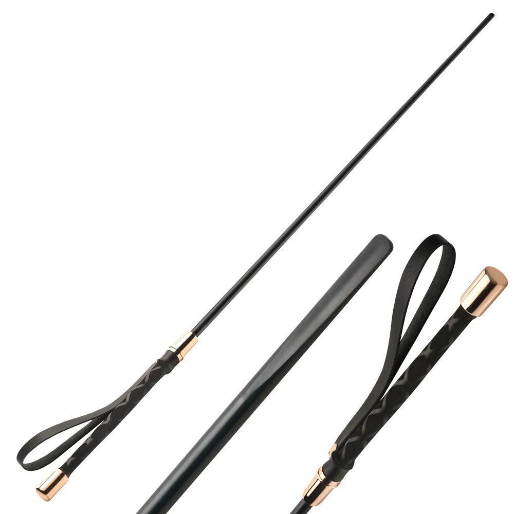 Master Series Sinful Impact Cane - Black Plastic Cane Whip - Naughty by Nature Adult Store