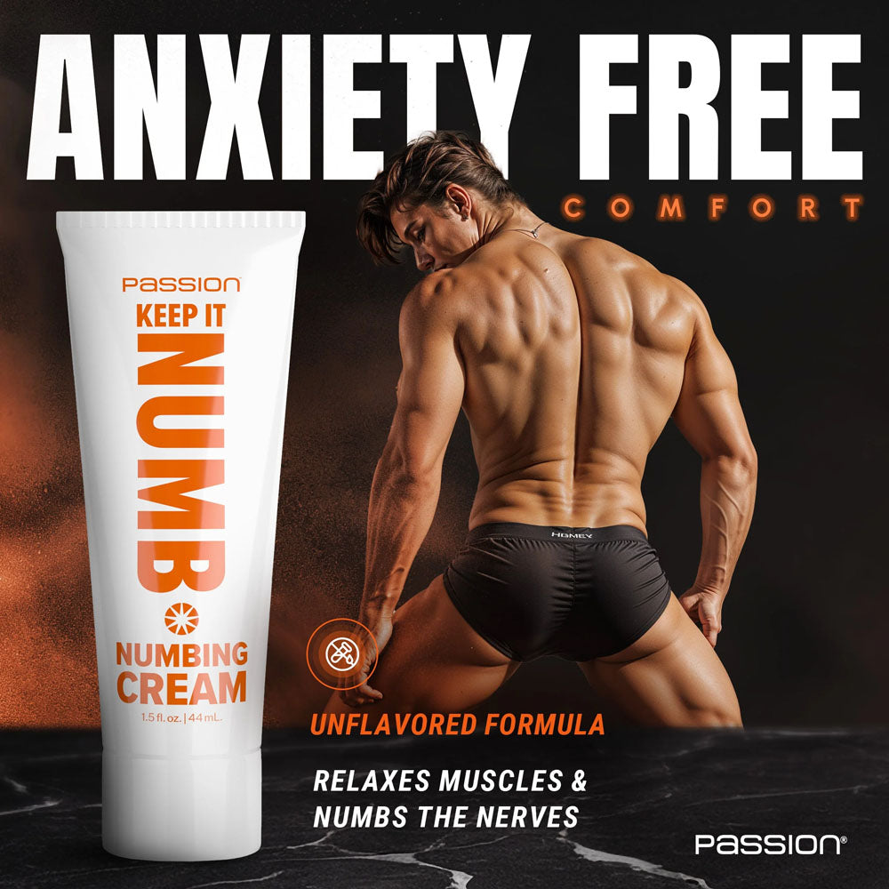 XR Brands Passion Keep It Numb - Fast-Acting Numbing Cream - 44 ml