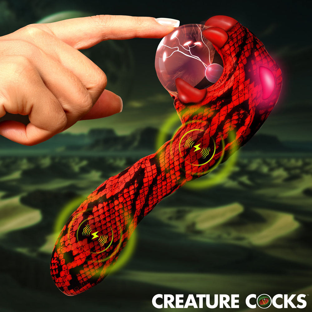 Creature Cocks Cobra Red 18.5 cm Fantasy Plasma Vibrator