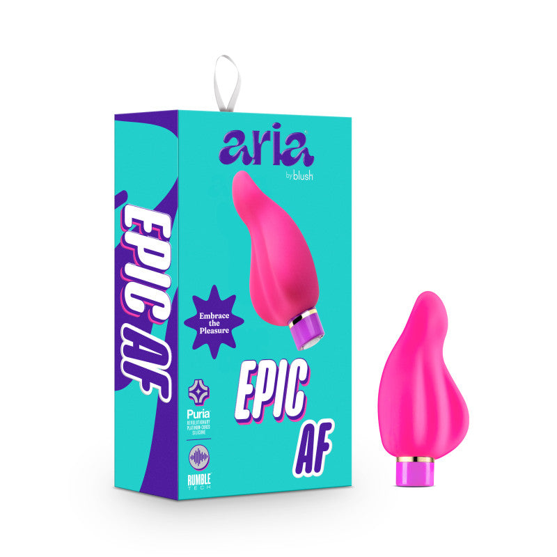 Aria Epic AF - Fuschia USB Rechargeable Stimulator - Naughty by Nature Adult Store