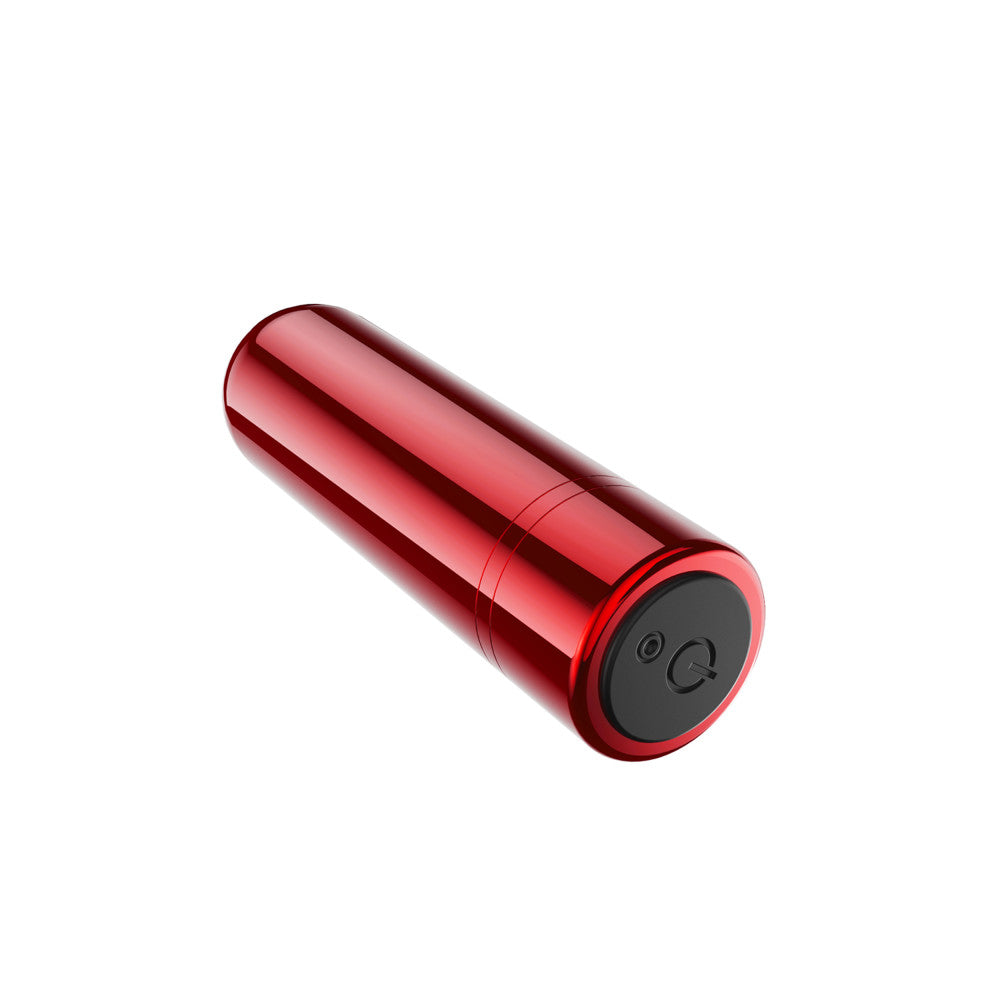 Kool Vibes - Rechargeable Mini Bullet - Cherry - Red 6.4 cm USB Rechargeable Bullet - Naughty by Nature Adult Store
