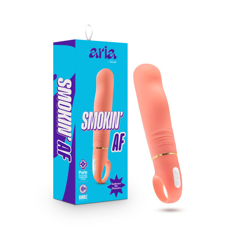 Aria Smokin' AF - Coral 15.2 cm Vibrator - Naughty by Nature Adult Store