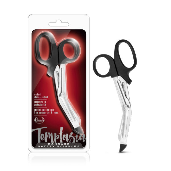 Temptasia Safety Scissors - Black Bondage Safety Sisters - Naughty by Nature Adult Store