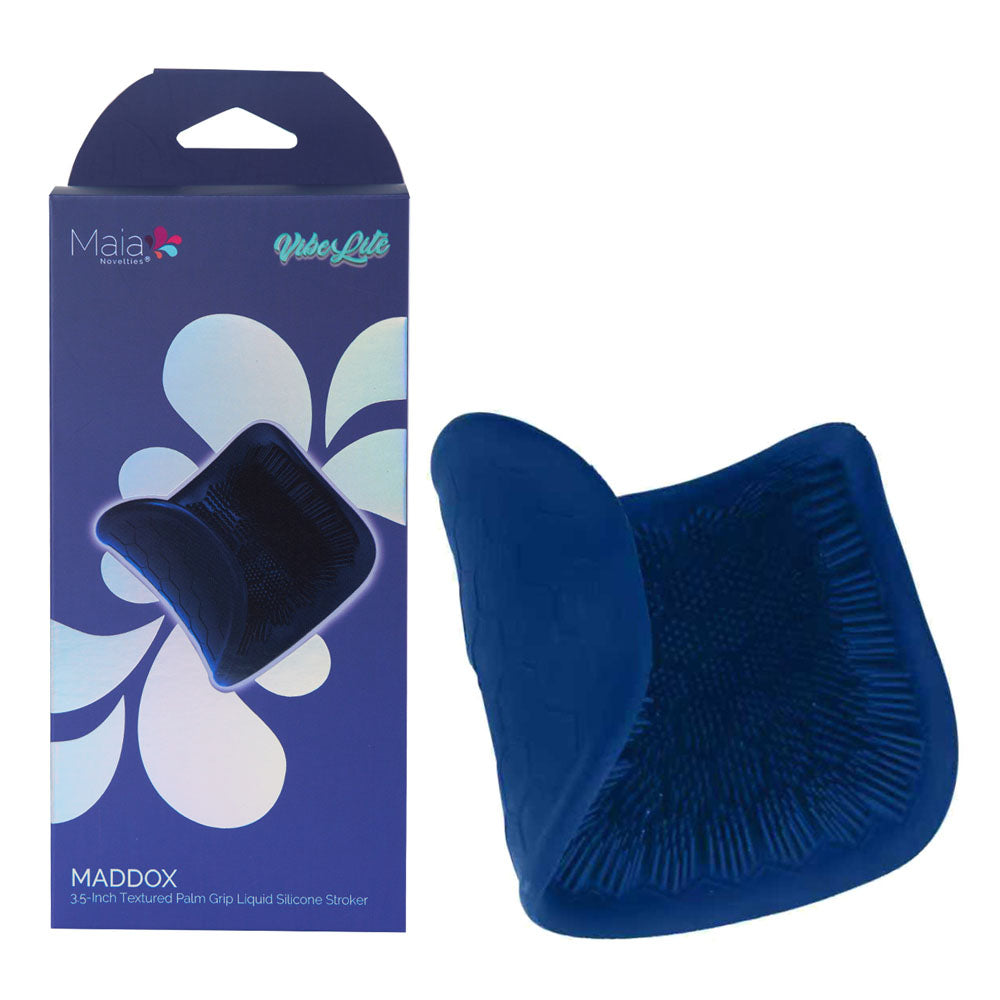 Maia Maddox Blue Textured Stroker Sleeve For Realistic Pleasure