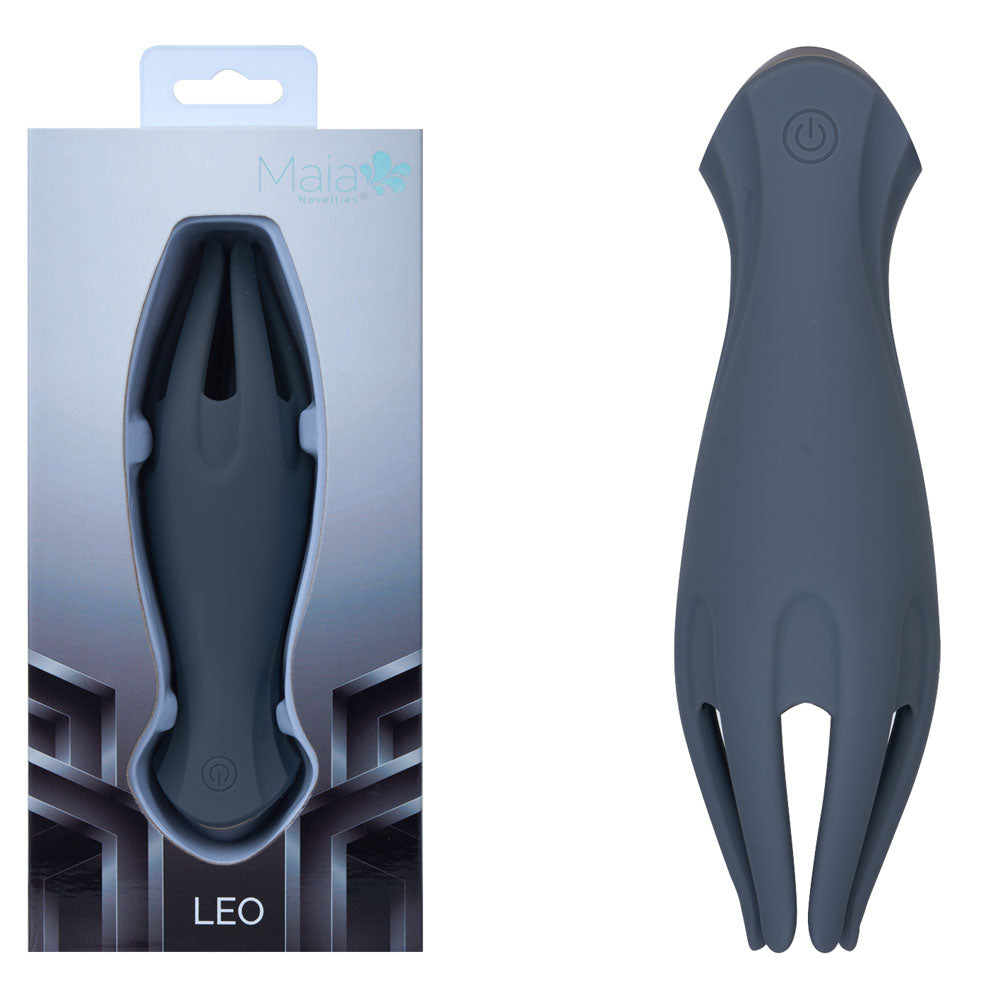 Maia LEO Grey USB Rechargeable Penis Head Tickler Pro