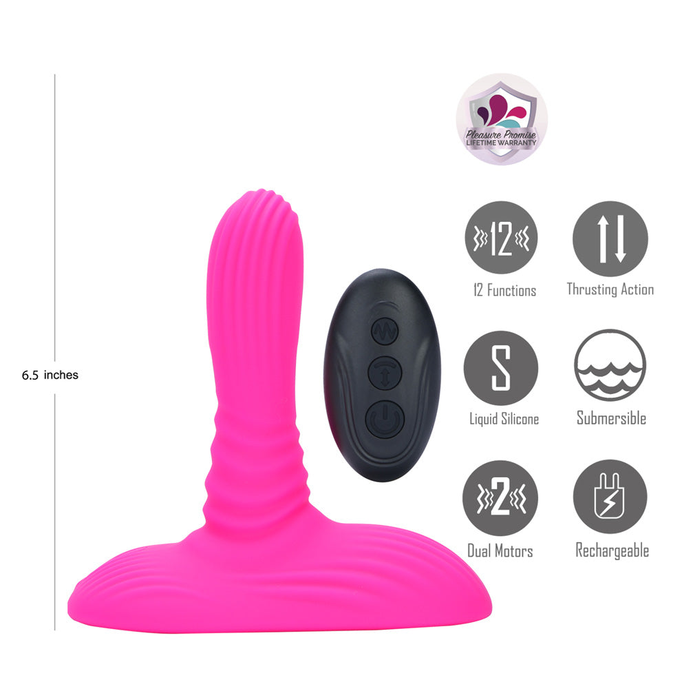 Maia Adira Thrusting Vibrator With Wireless Remote