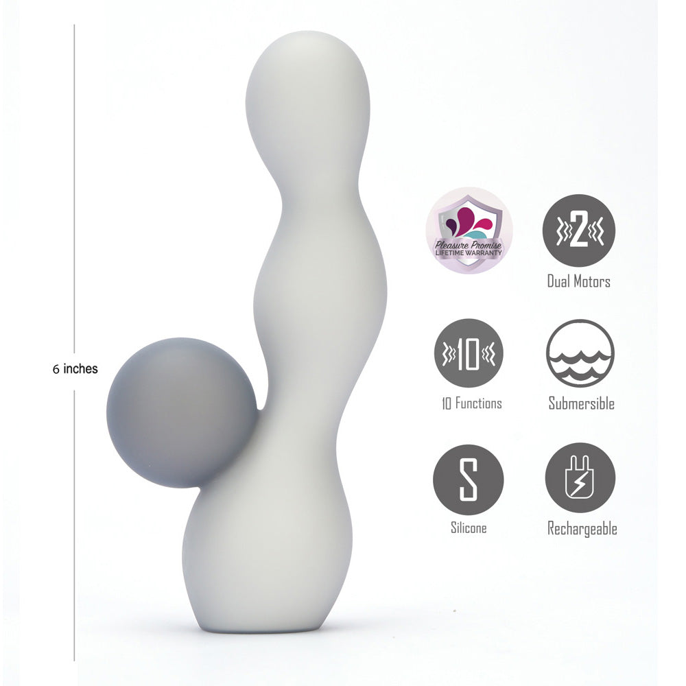 Maia Presley Grey USB Rechargeable Ball Vibrator