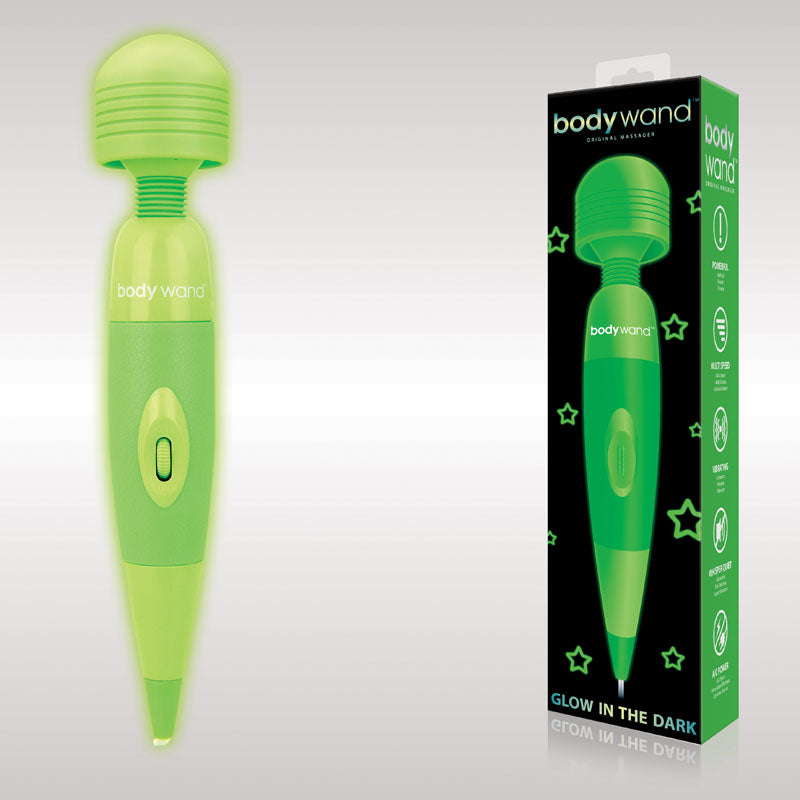 Bodywand Original - Glow In Dark Mains Powered Massage Wand - Naughty by Nature Adult Store