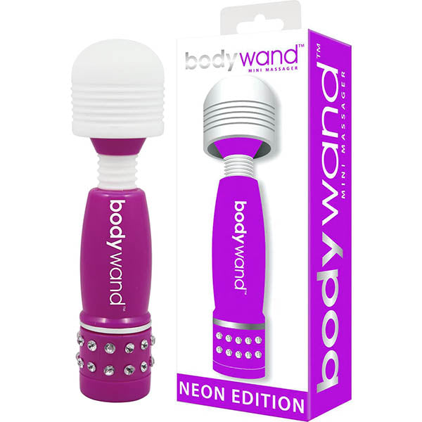 Bodywand Mini Massager Neon Edition - Neon Purple Mini Massage Wand - Naughty by Nature Adult Store