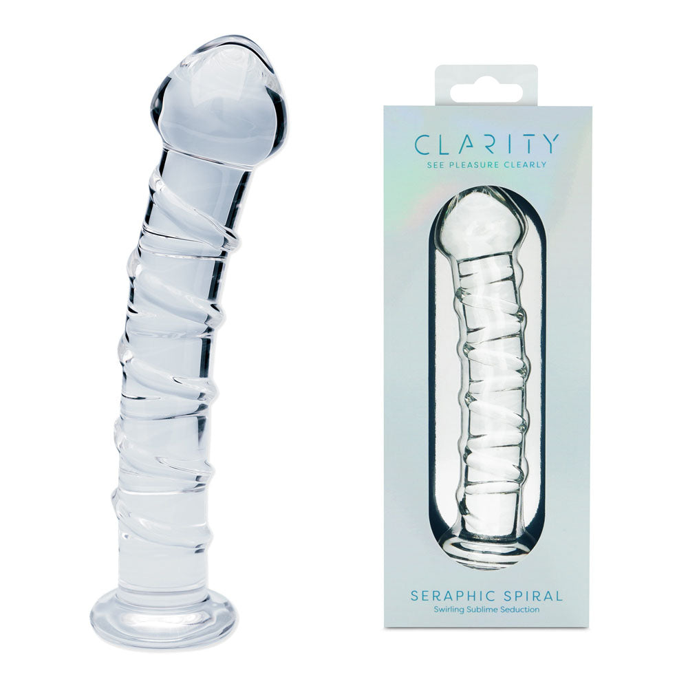 Clarity - Seraphic Spiral 16 cm Glass Dildo