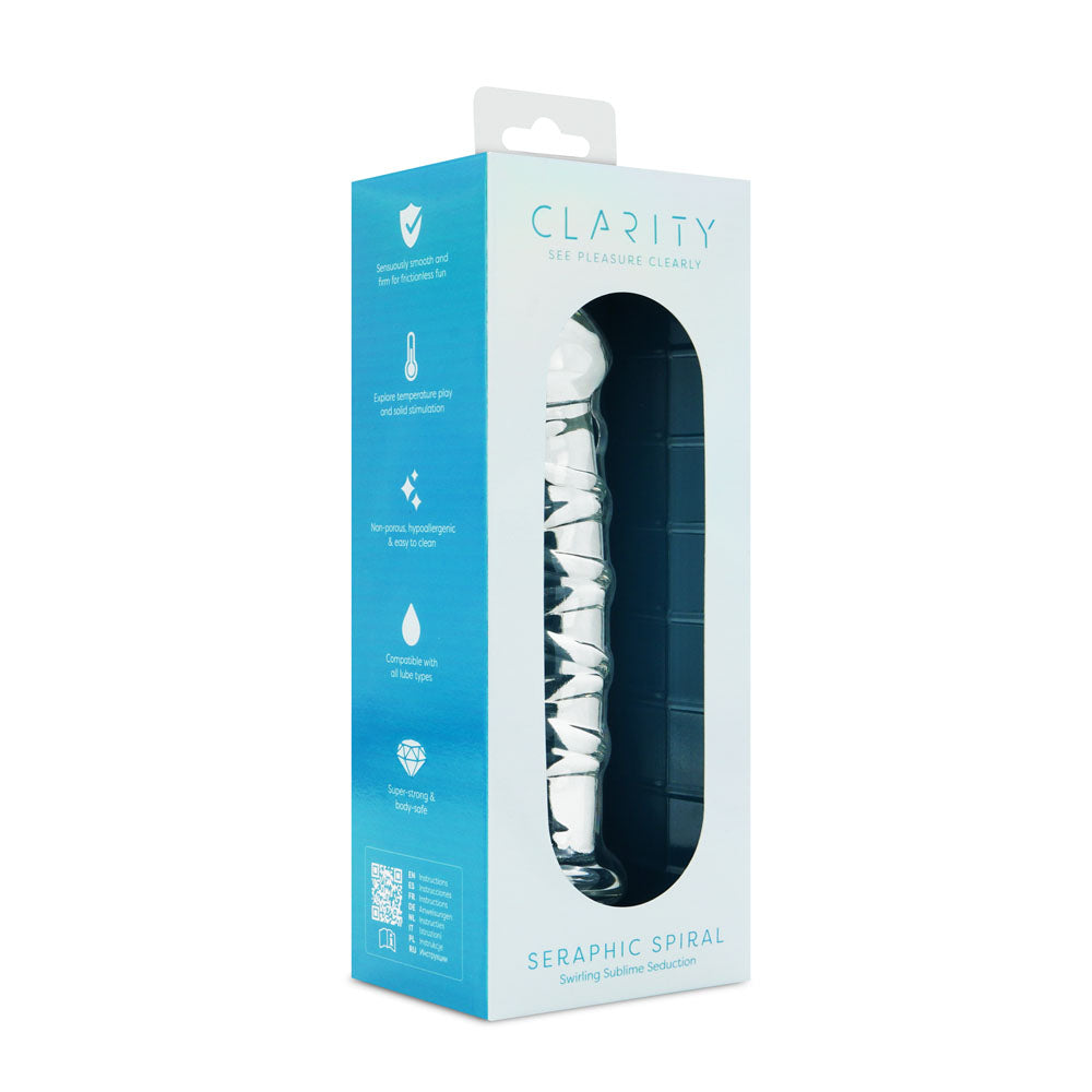 Clarity - Seraphic Spiral 16 cm Glass Dildo