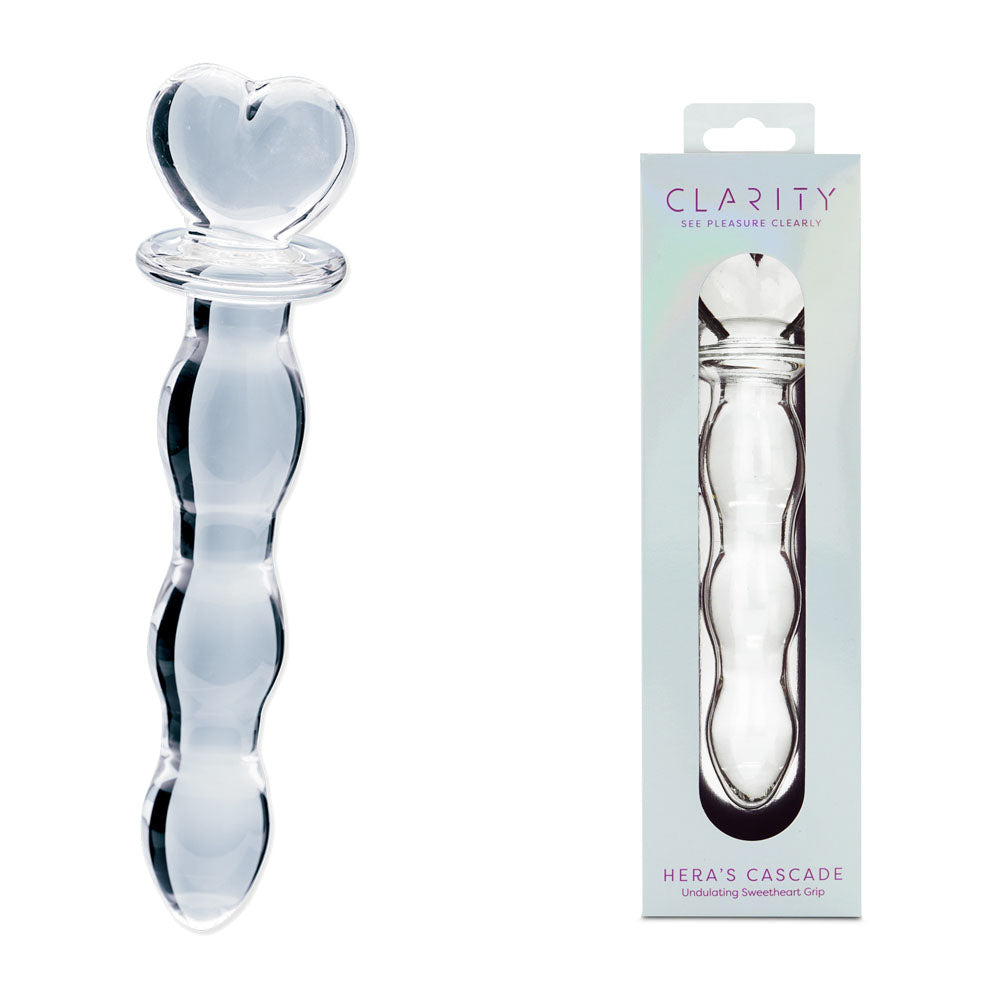 Clarity - Hera's Cascade 15 cm Glass Dildo