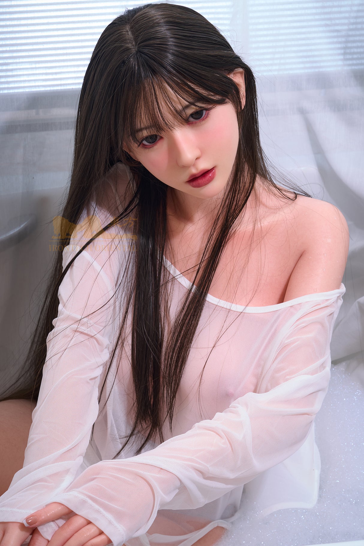 Irontech Japanese Sex Doll Lina 153cm A3 Silk Glow Realistic Body