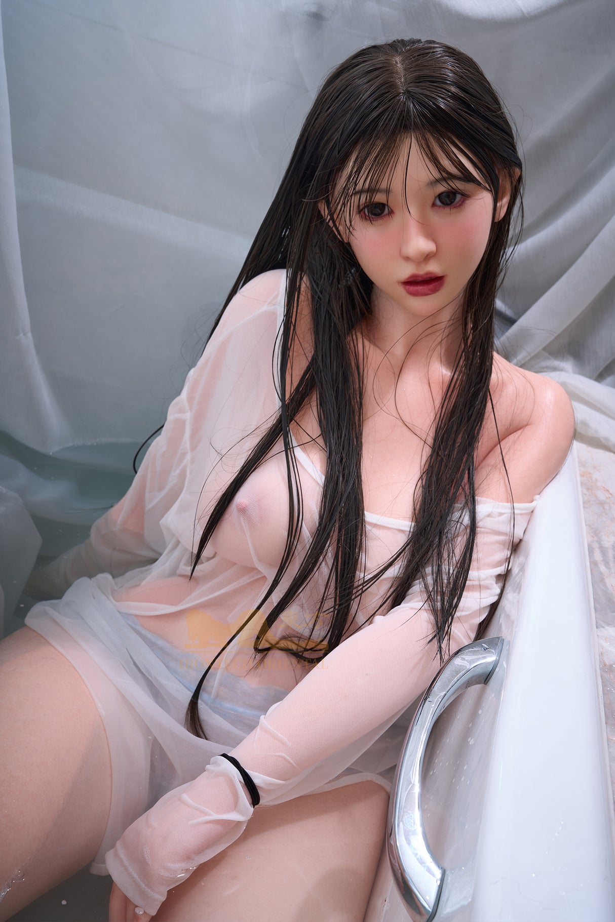 Irontech Japanese Sex Doll Lina 153cm A3 Silk Glow Realistic Body