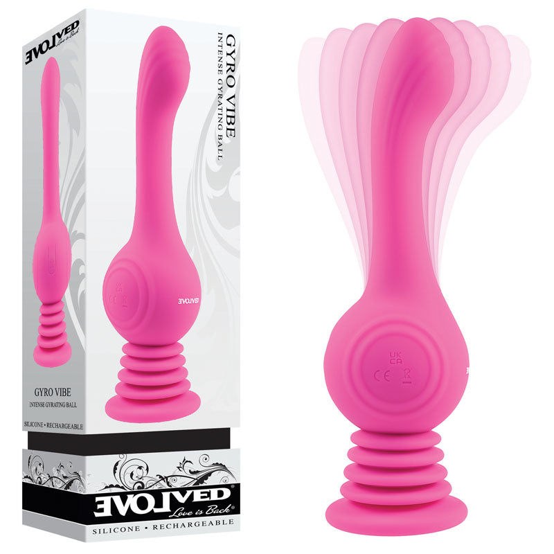 Evolved GYRO VIBE - Pink 24.8 cm USB Rechargeable Super Vibrator - Naughty by Nature Adult Store