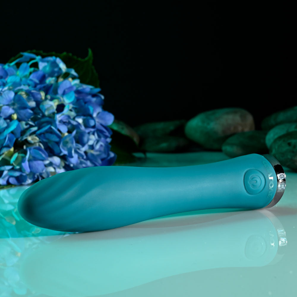 Evolved ULTRA WAVE - Blue 13 cm USB Rechargeable Mini Vibrator - Naughty by Nature Adult Store