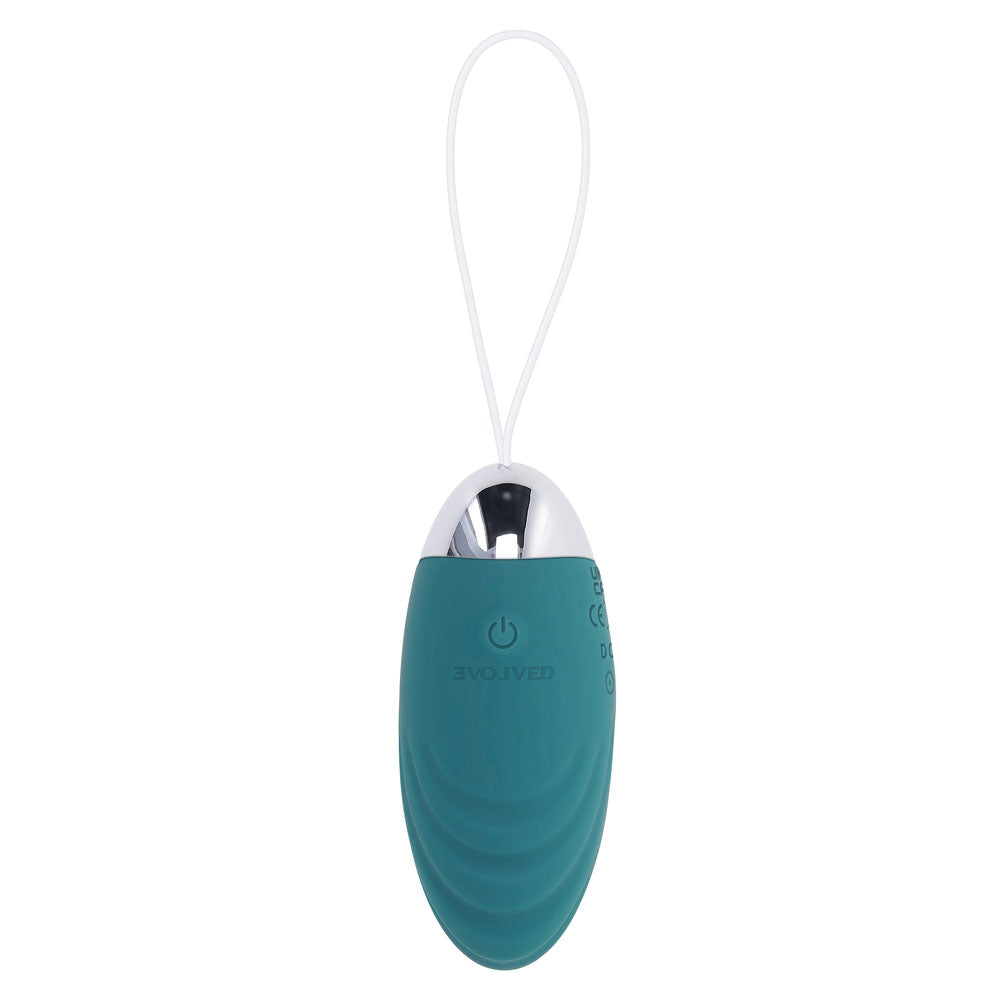 Evolved OVAL OFFICE - Green 8.5 cm USB Rechargeable Wireless Egg with Remote Control - Naughty by Nature Adult Store