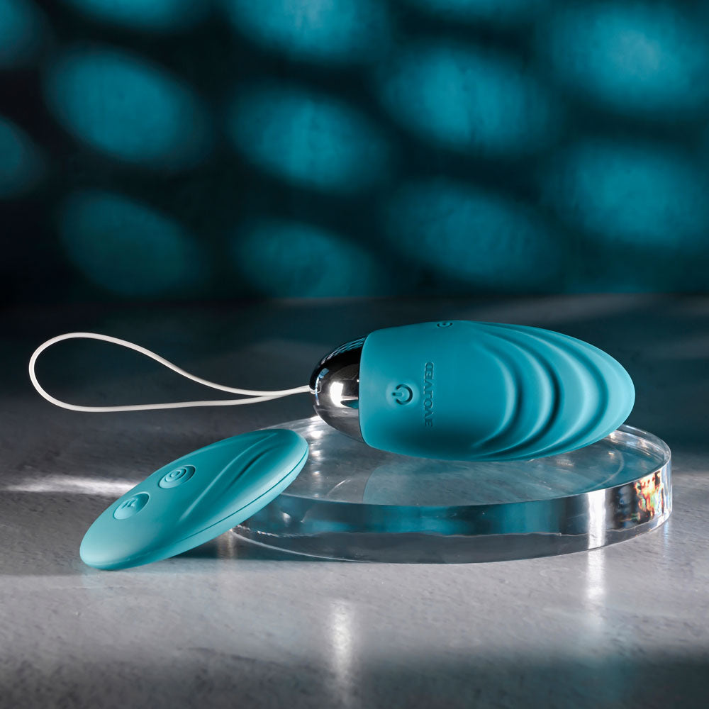Evolved OVAL OFFICE - Green 8.5 cm USB Rechargeable Wireless Egg with Remote Control - Naughty by Nature Adult Store